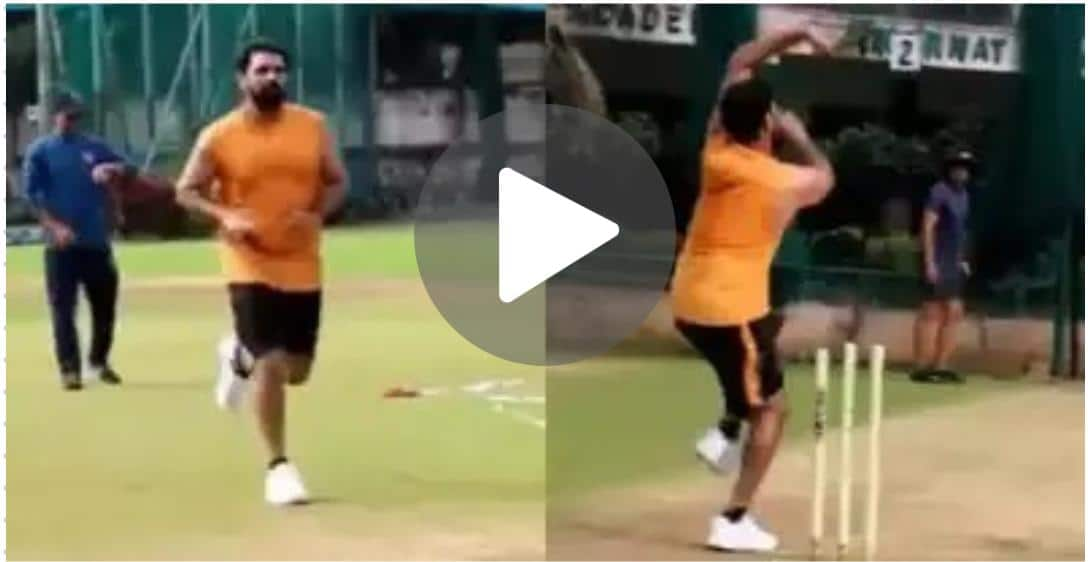 [Watch] Mohammed Shami Hits The Nets After Returning From Injury; Video Goes Viral